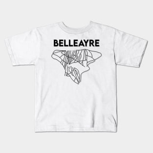 Belleayre Trail Map Kids T-Shirt